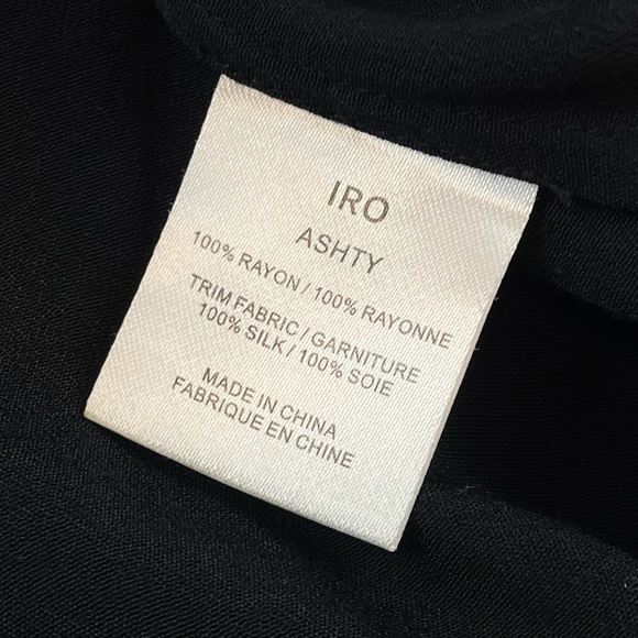 IRO • Black Ashty Long Sleeve Blouse - Picture 14 of 16